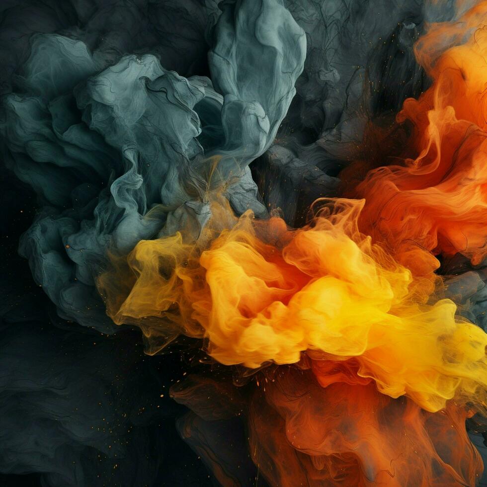 charcoal color splash photo
