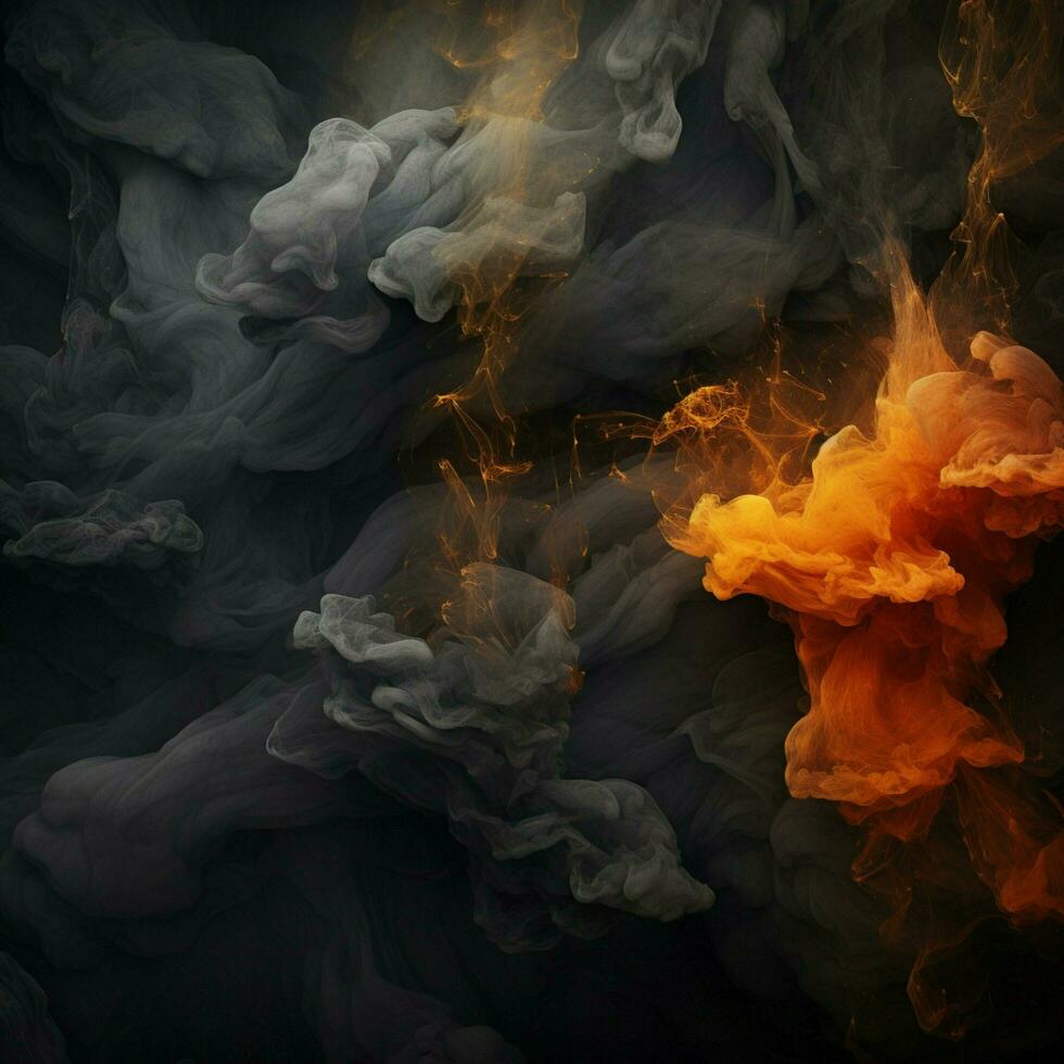 charcoal color splash photo