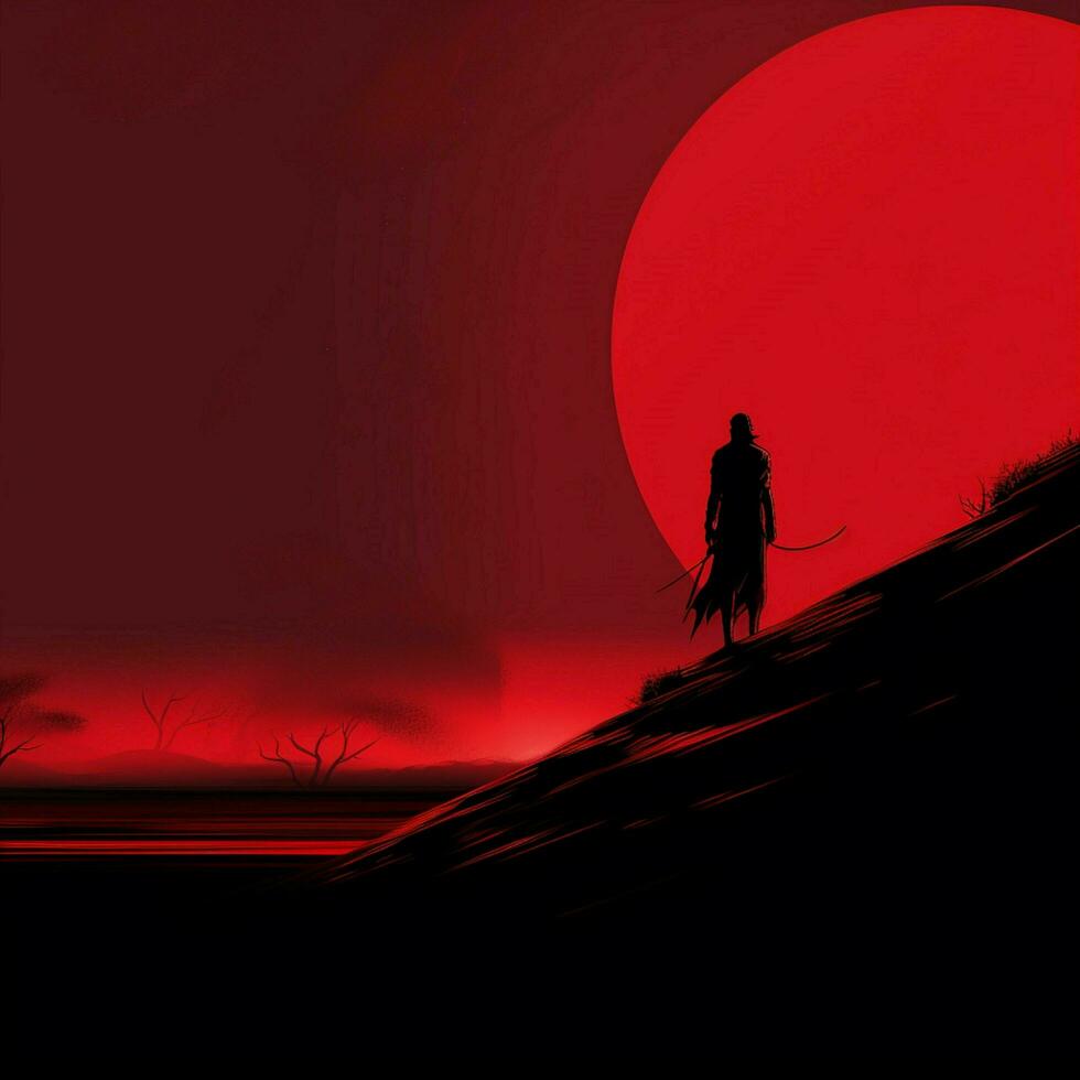 crimson Minimalist wallpaper photo