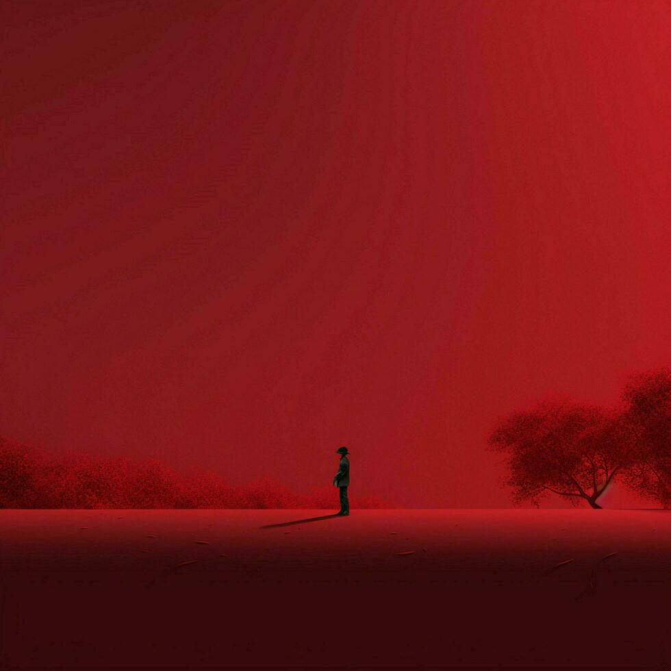 crimson Minimalist wallpaper photo