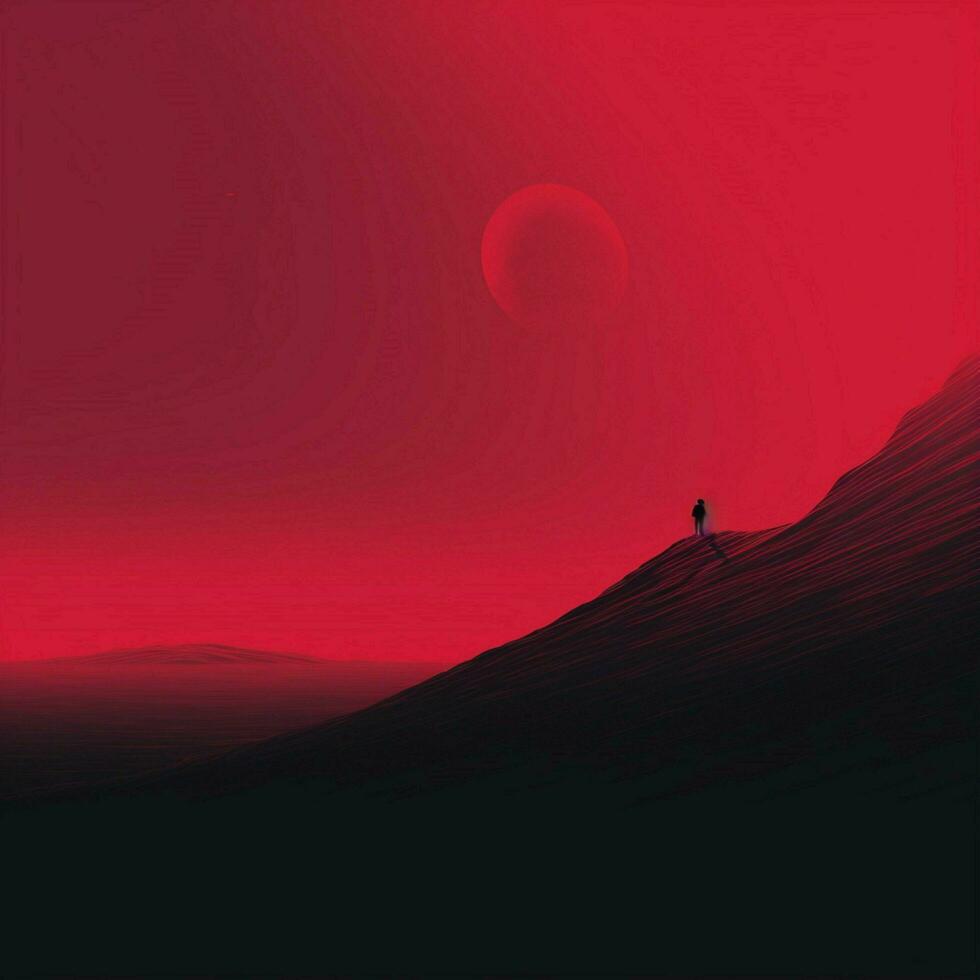 crimson Minimalist wallpaper photo