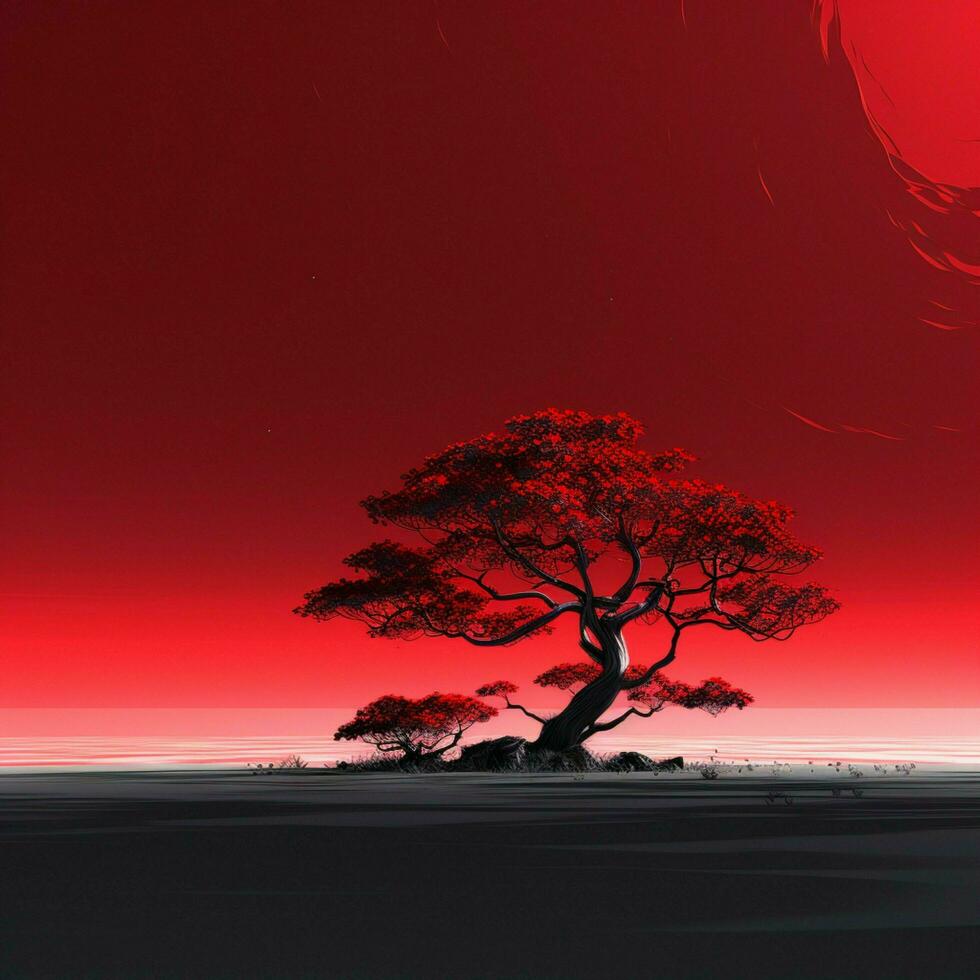 crimson Minimalist wallpaper photo