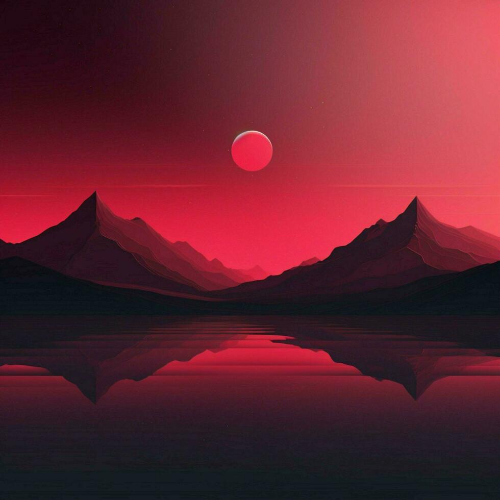 crimson Minimalist wallpaper photo