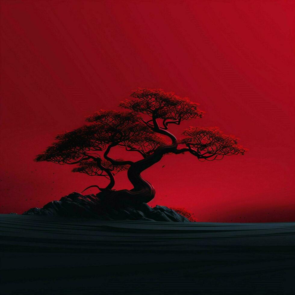 crimson Minimalist wallpaper photo
