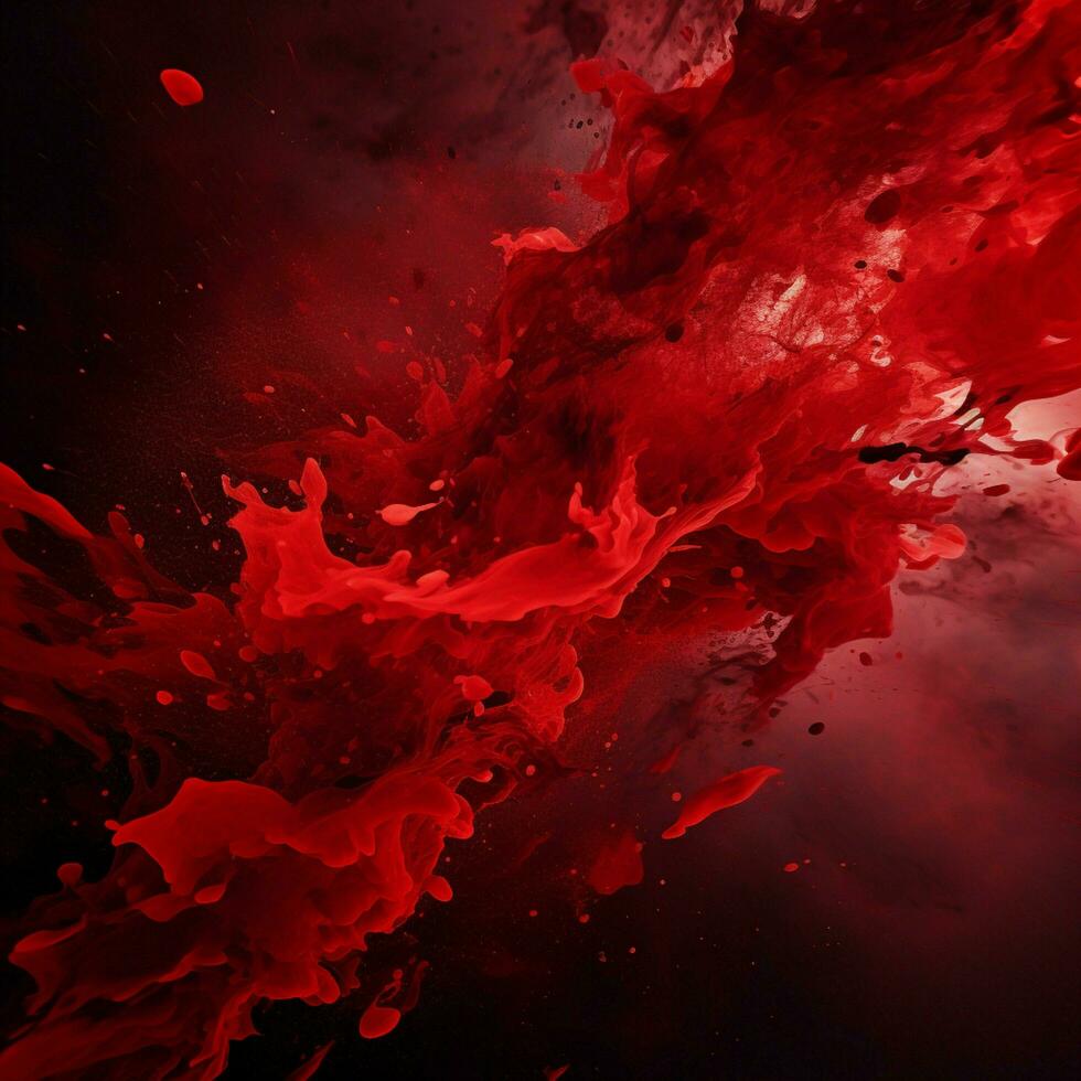 crimson color splash photo