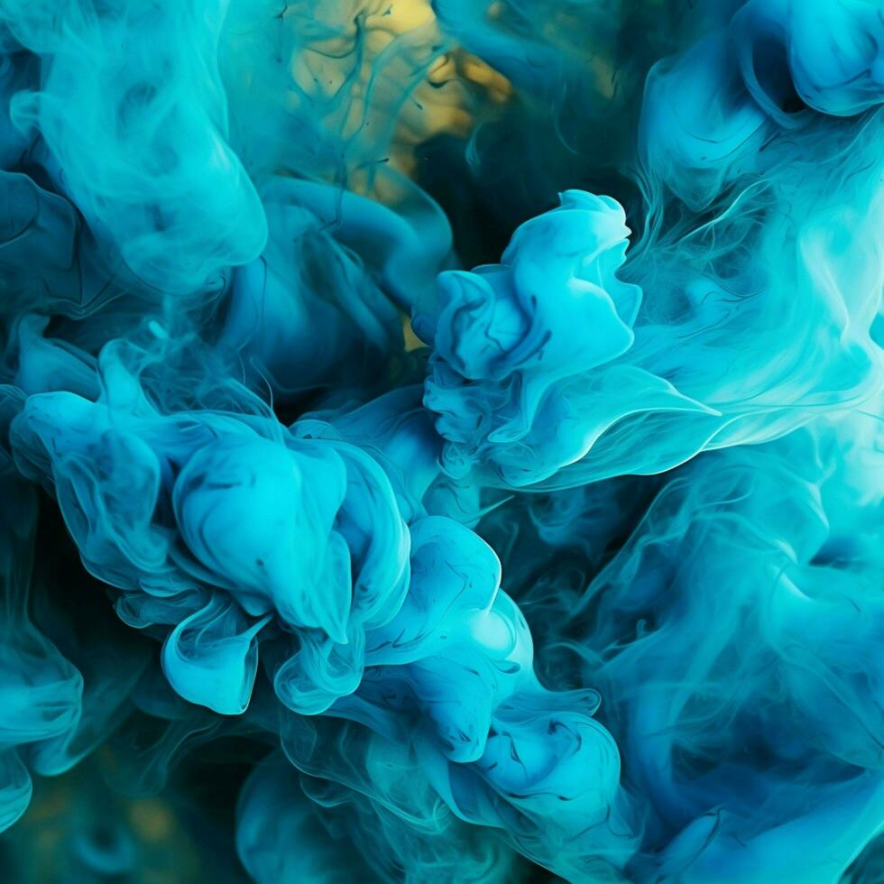 cyan color splash photo