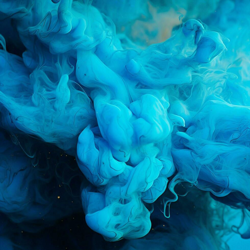 cyan color splash photo