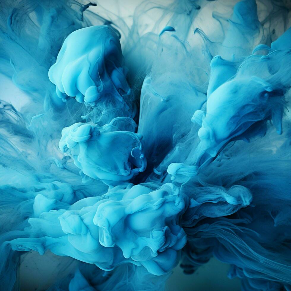 cyan color splash photo