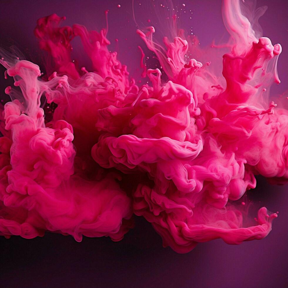 fushia color splash photo