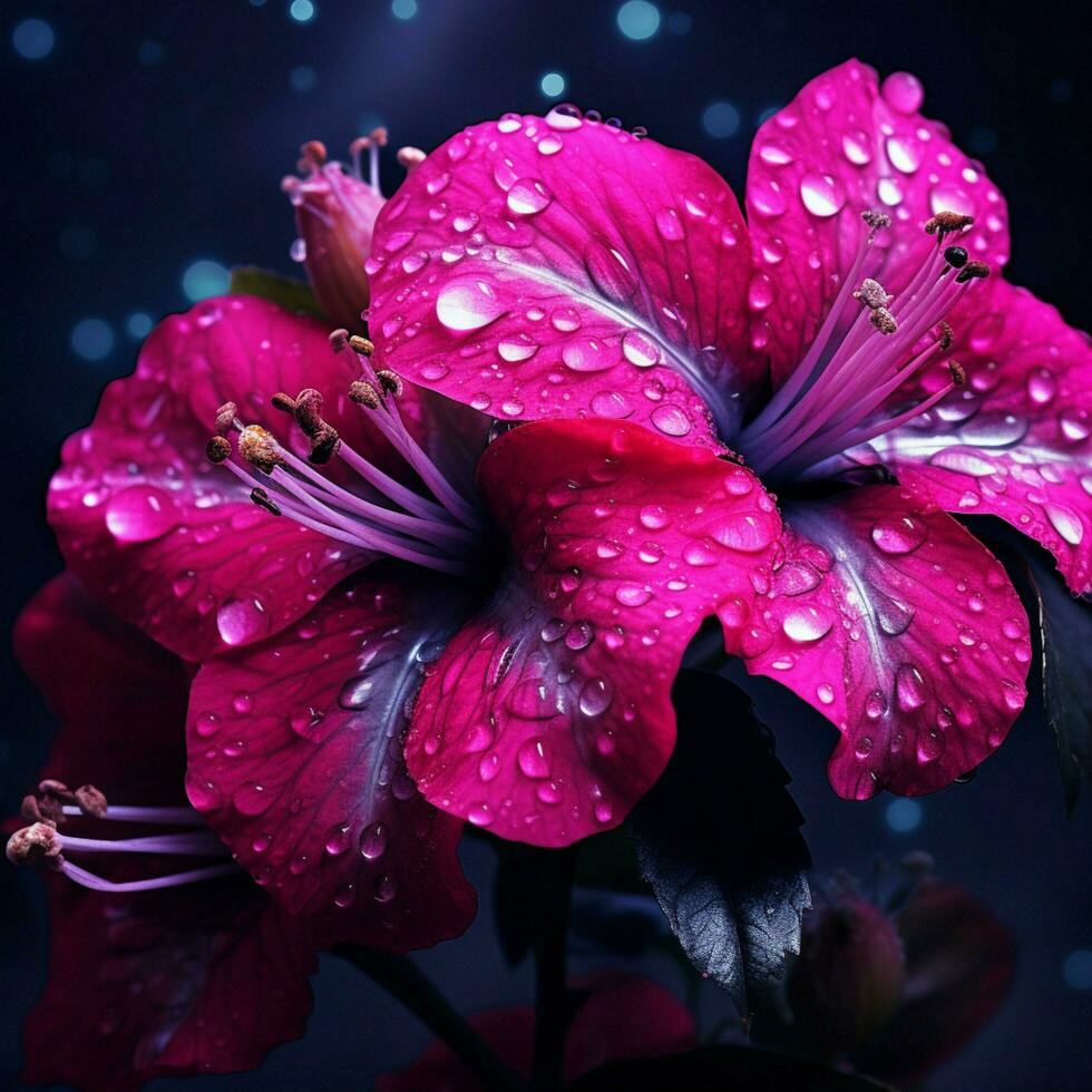 fushia color splash photo