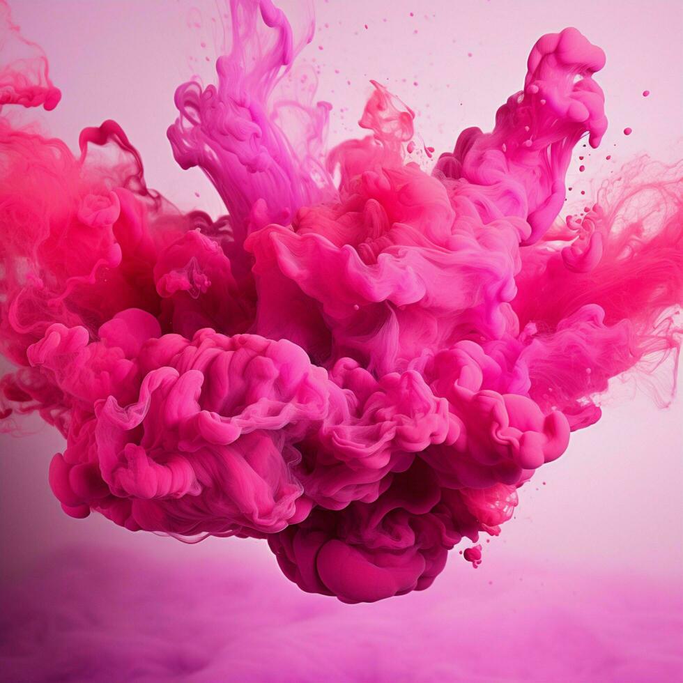 fushia color splash photo