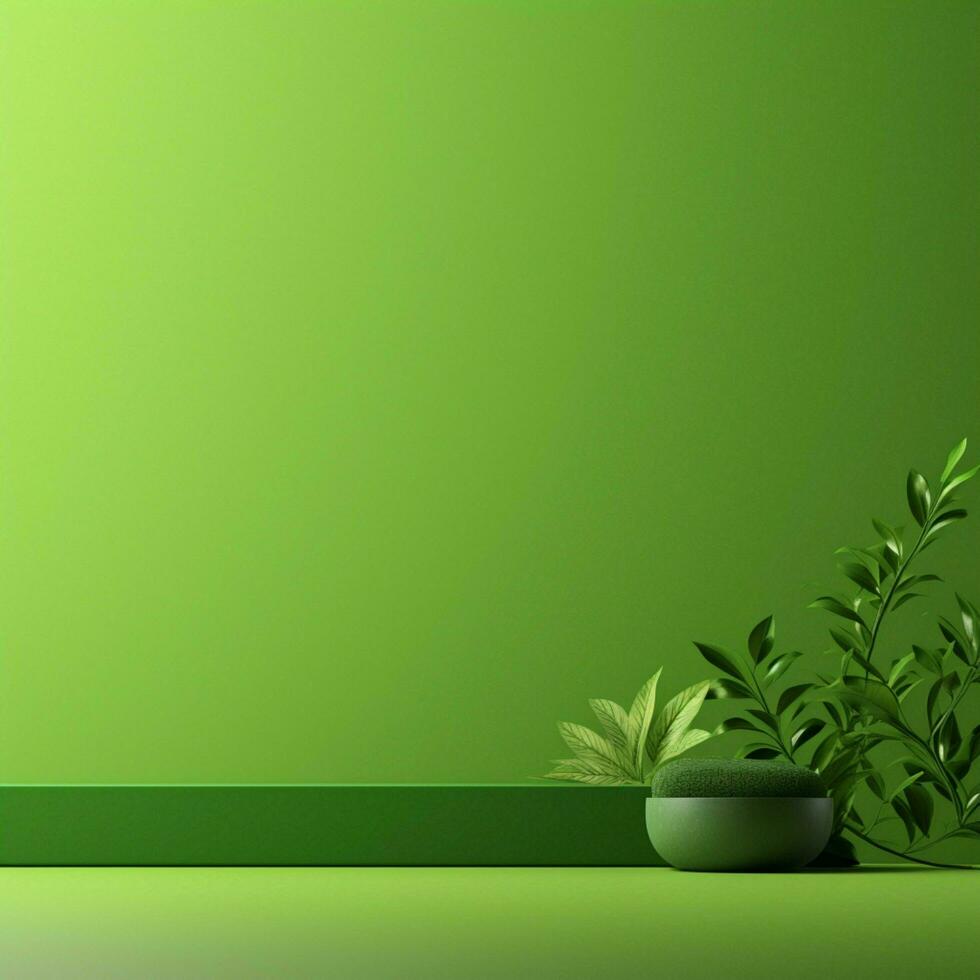 green Minimalist wallpaper photo