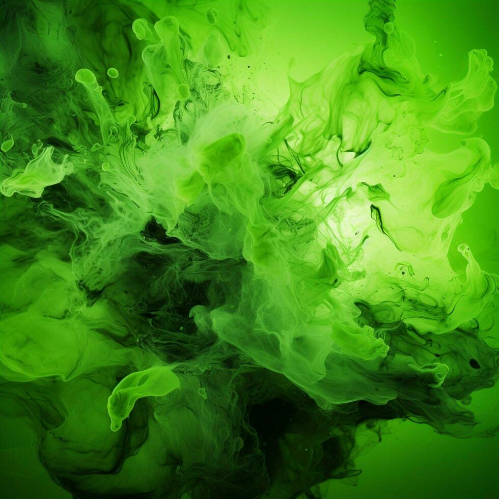 green color splash photo