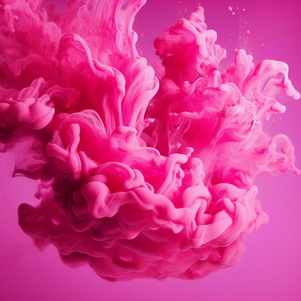 hot pink color splash photo