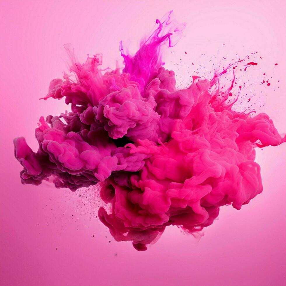 hot pink color splash photo