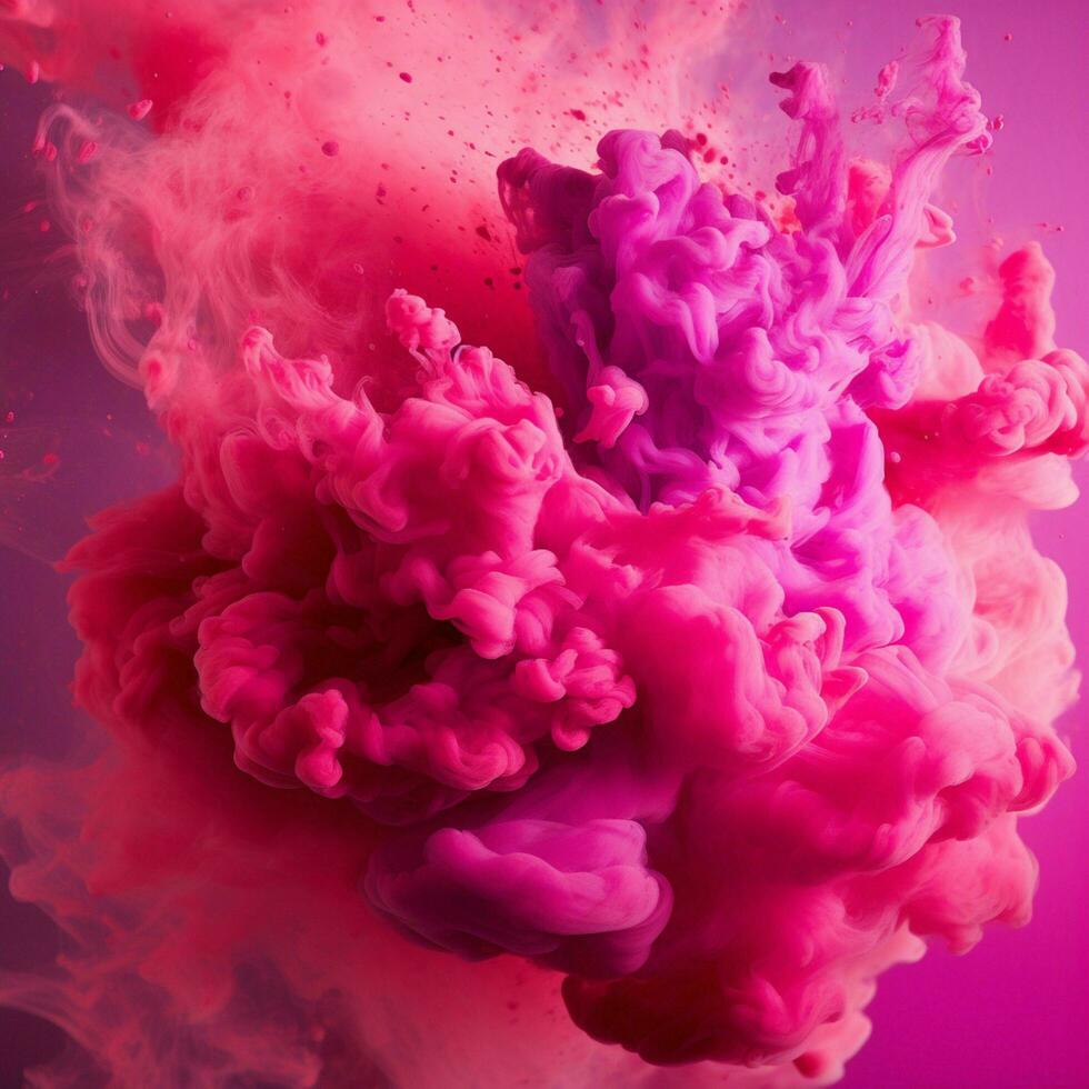 hot pink color splash photo