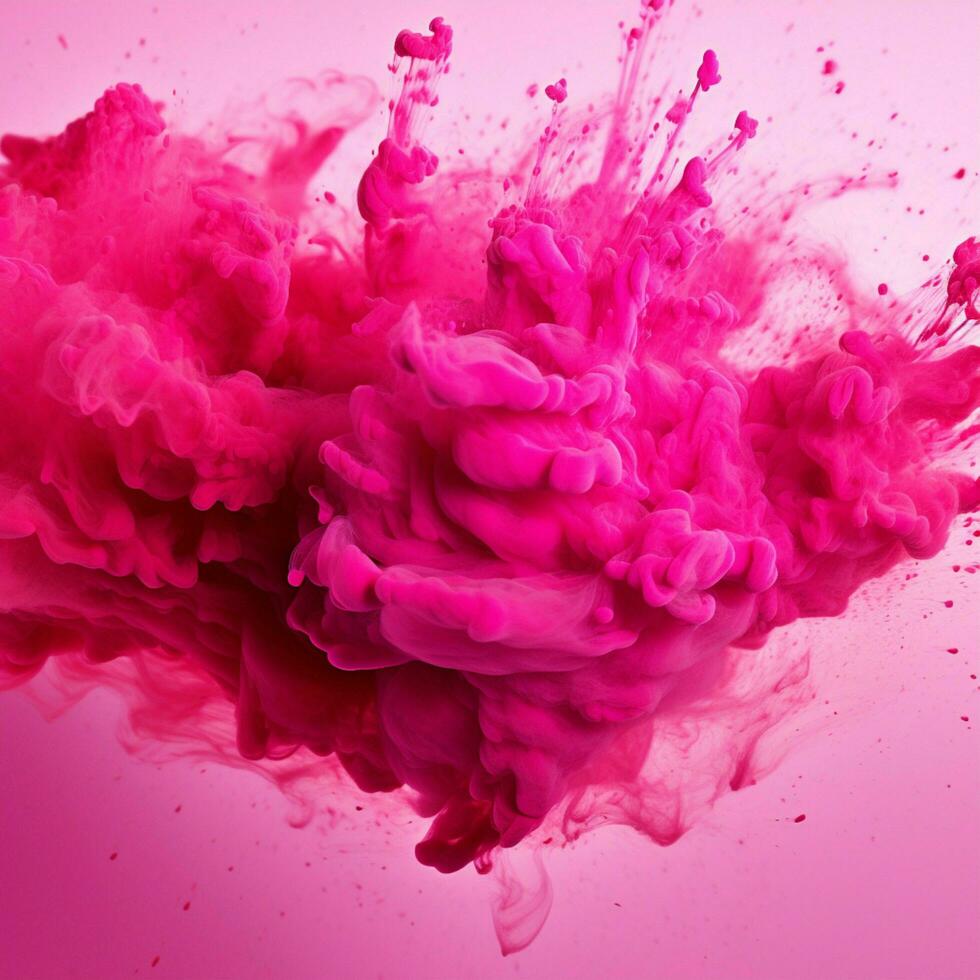 hot pink color splash photo