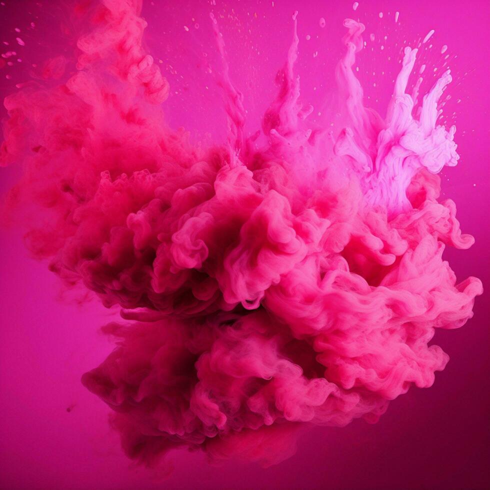 hot pink color splash photo