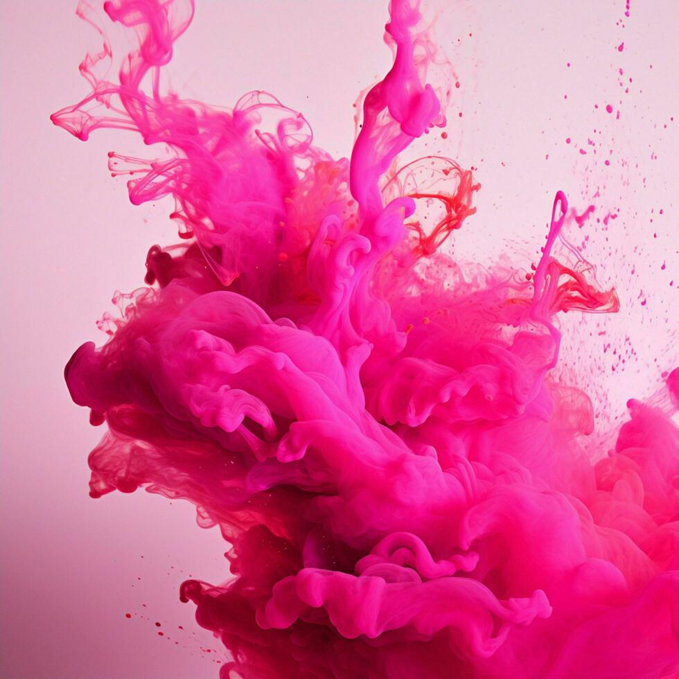 hot pink color splash photo