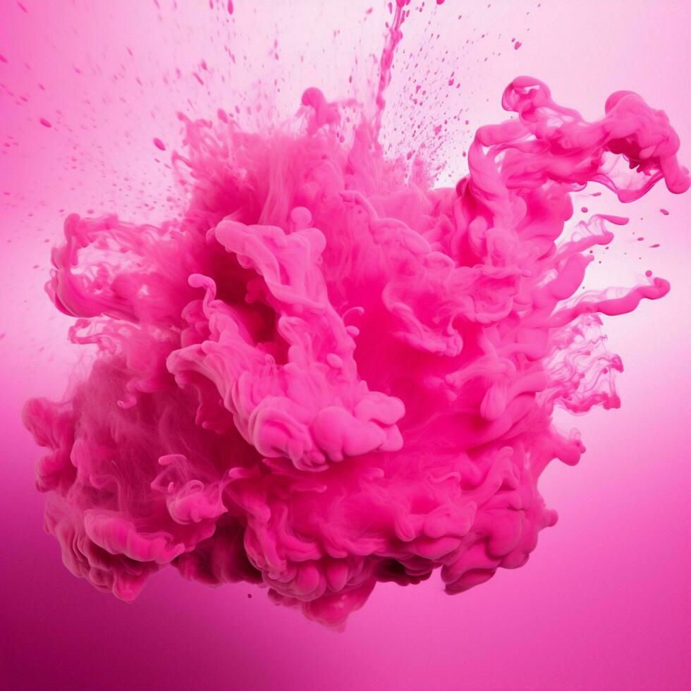 hot pink color splash photo