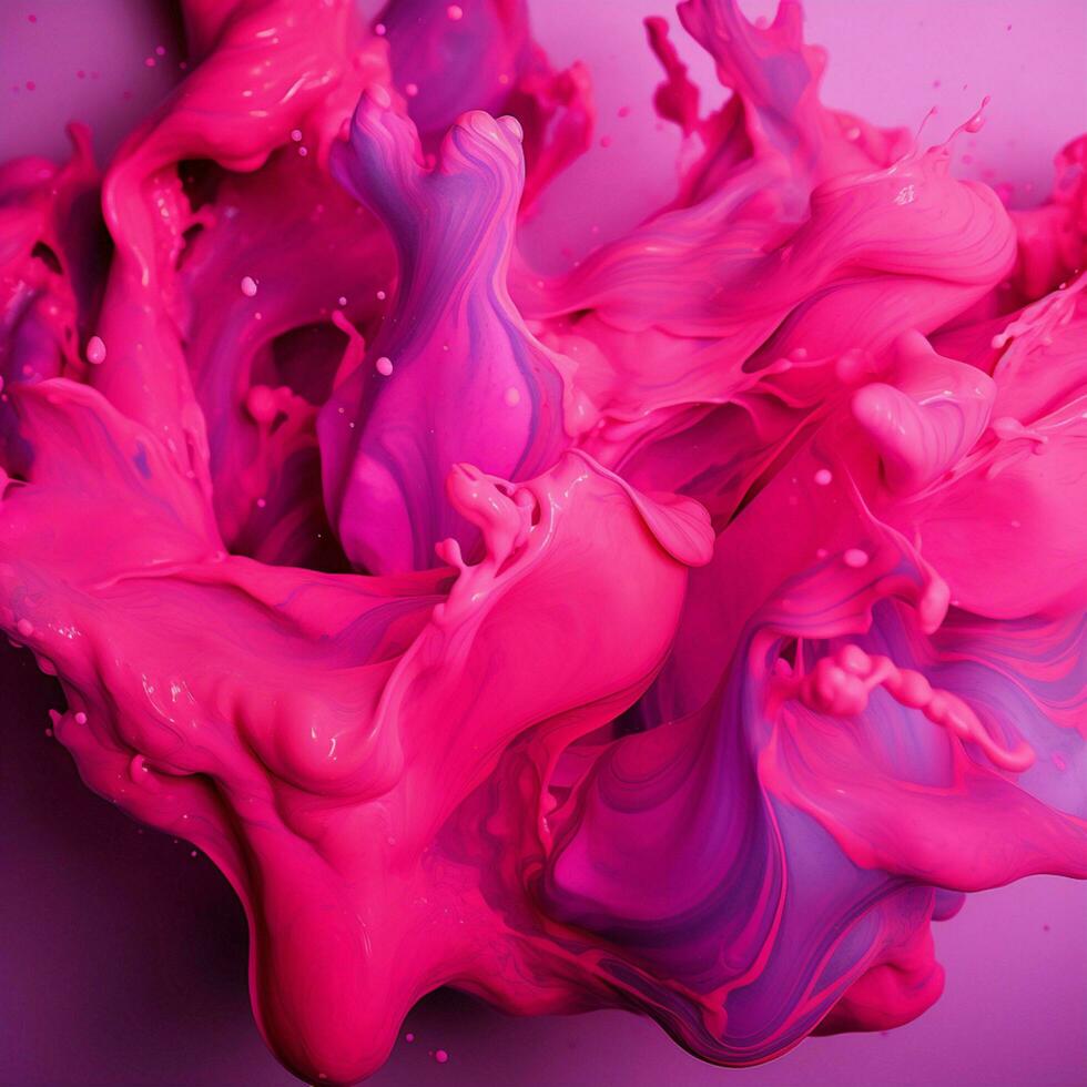 hot pink color splash photo