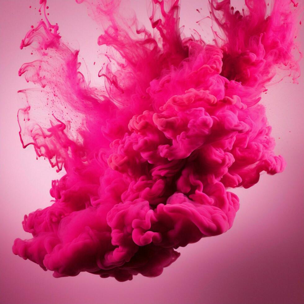 hot pink color splash photo