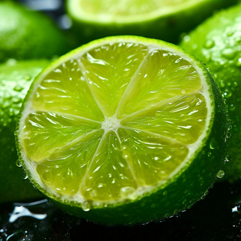 lime color splash photo