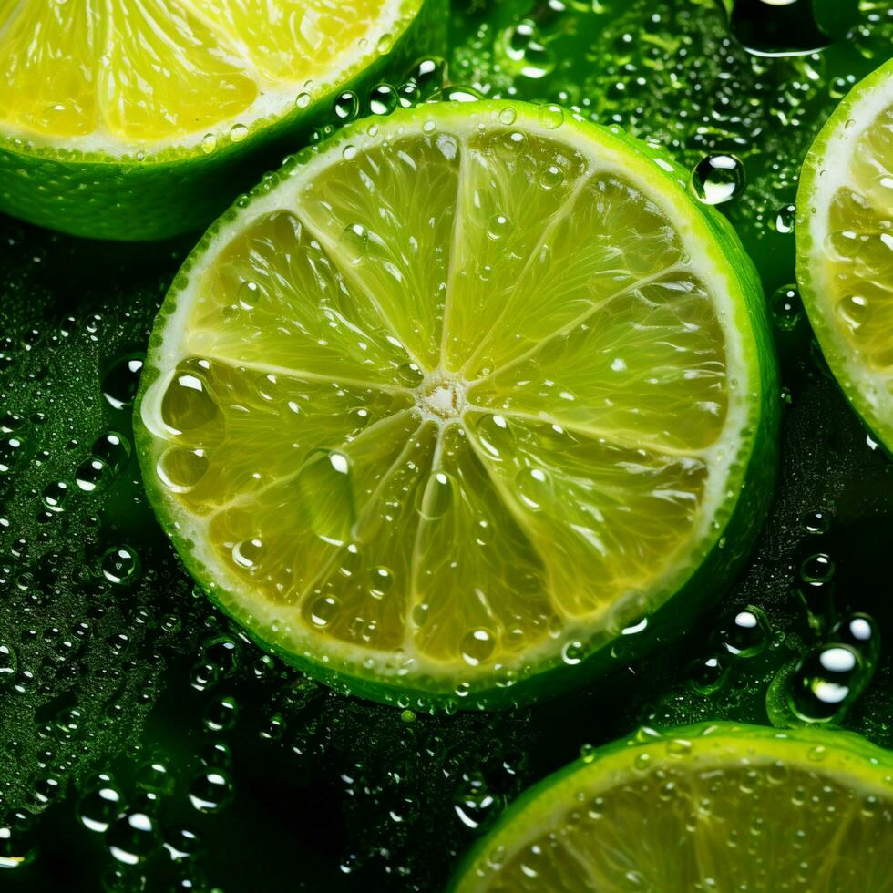 lime color splash photo