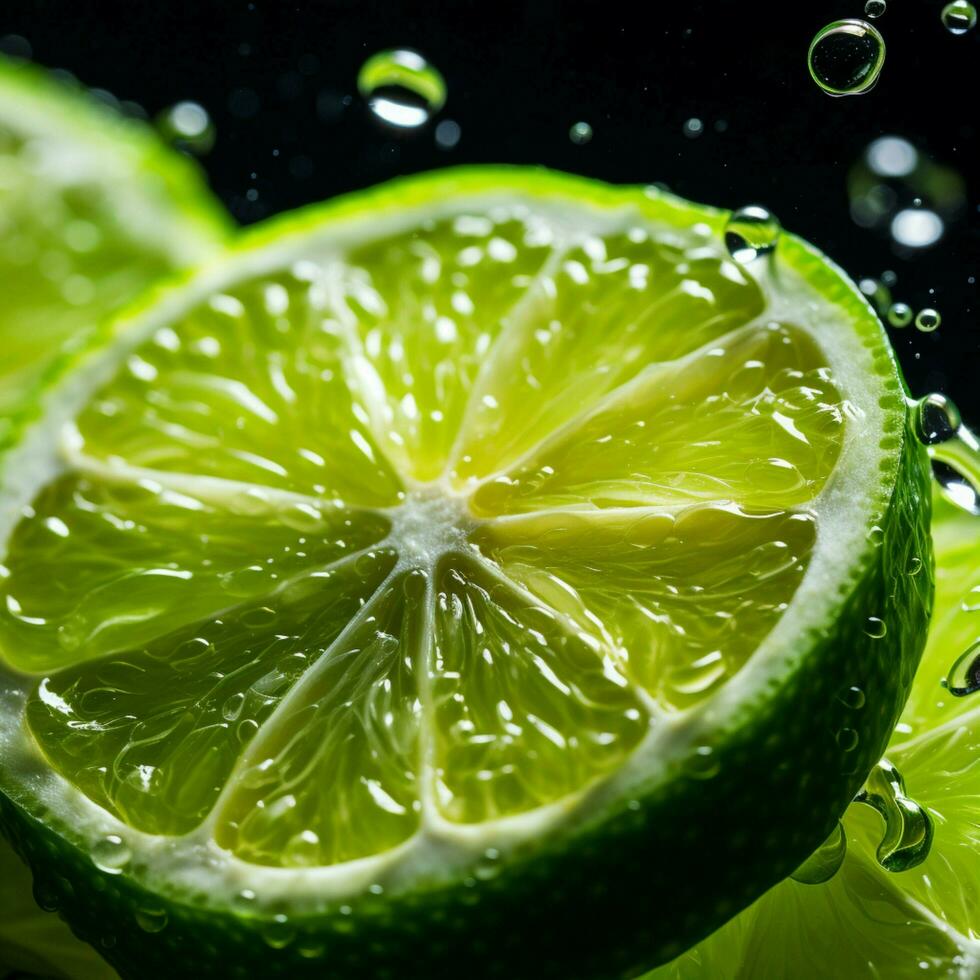 lime color splash photo