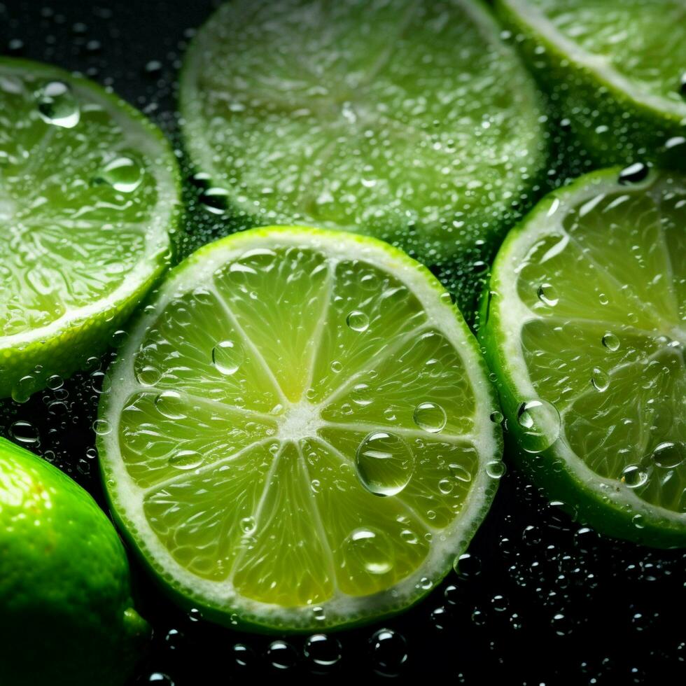 lime color splash photo