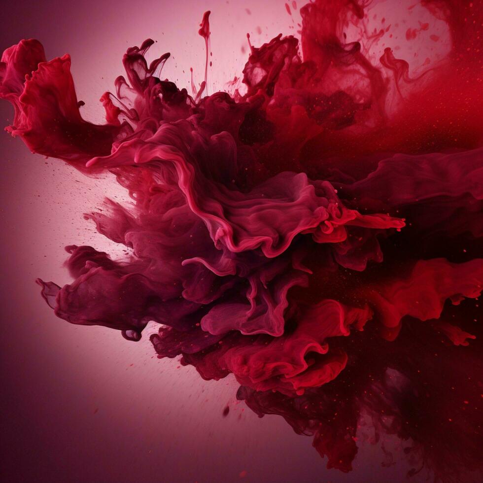 maroon color splash photo