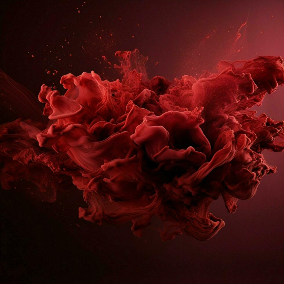 maroon color splash photo