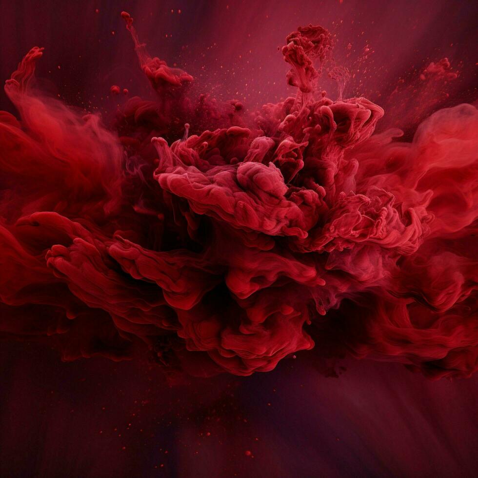 maroon color splash photo