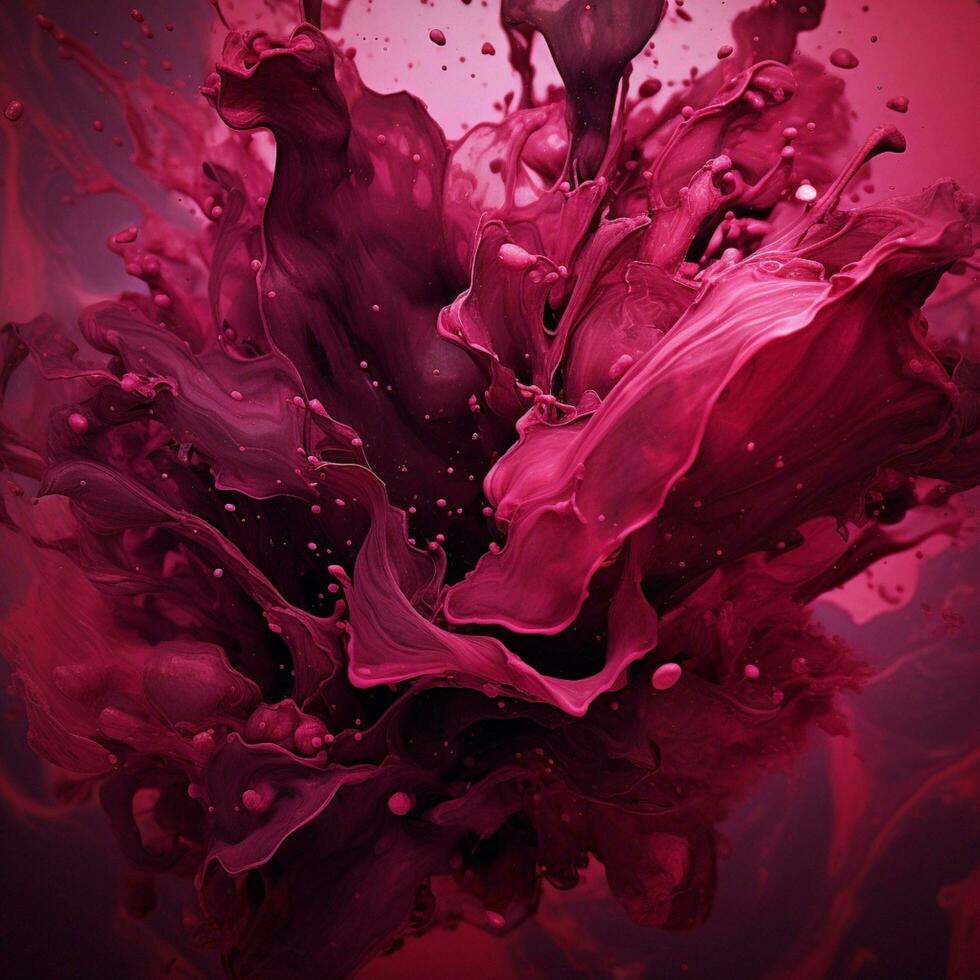 maroon color splash photo