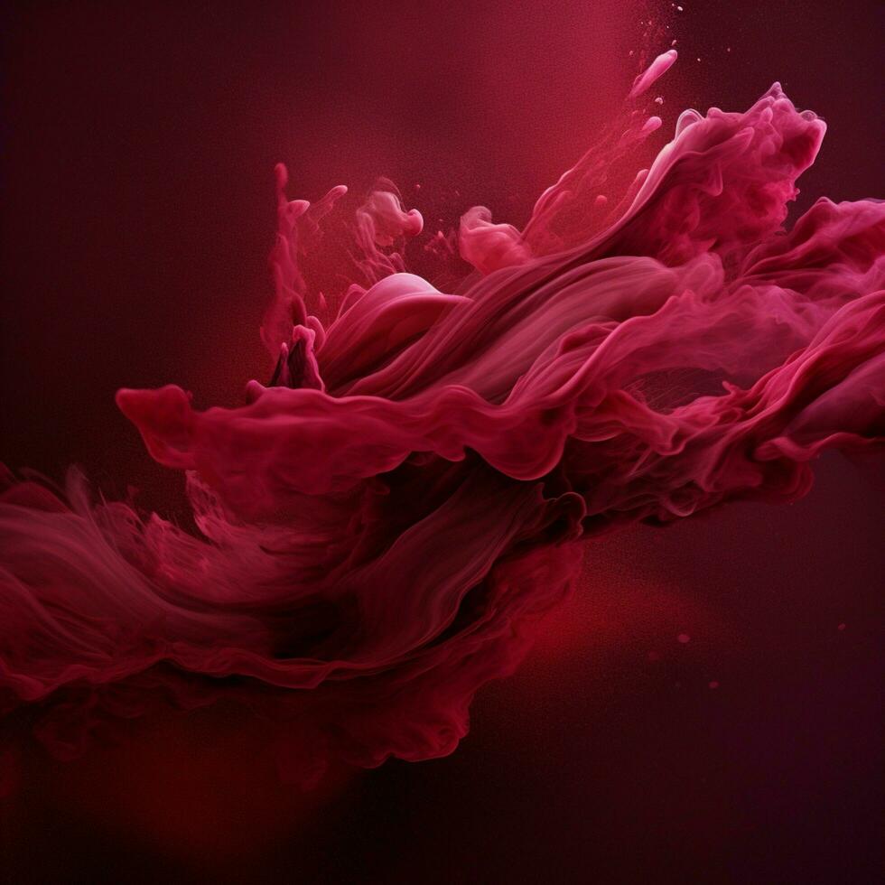 maroon color splash photo