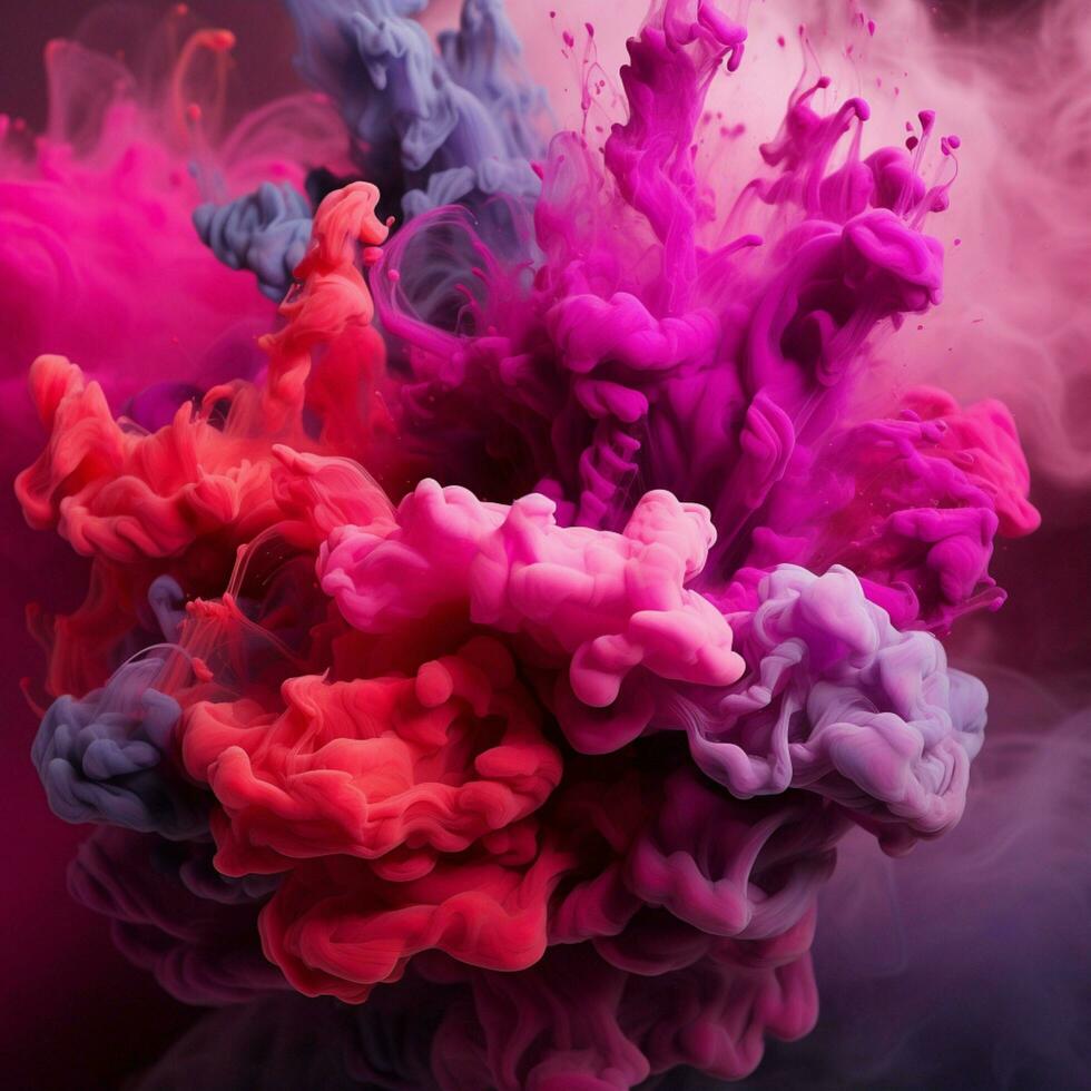 megenta color splash photo