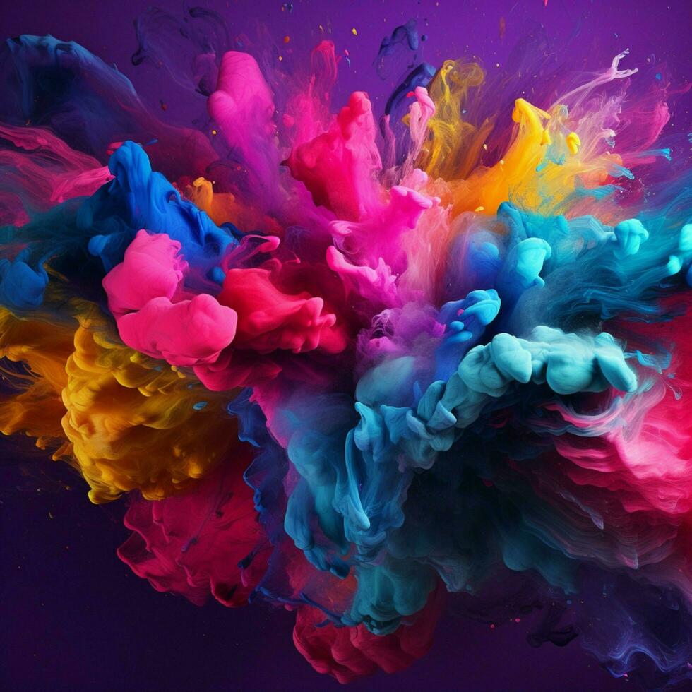 megenta color splash photo