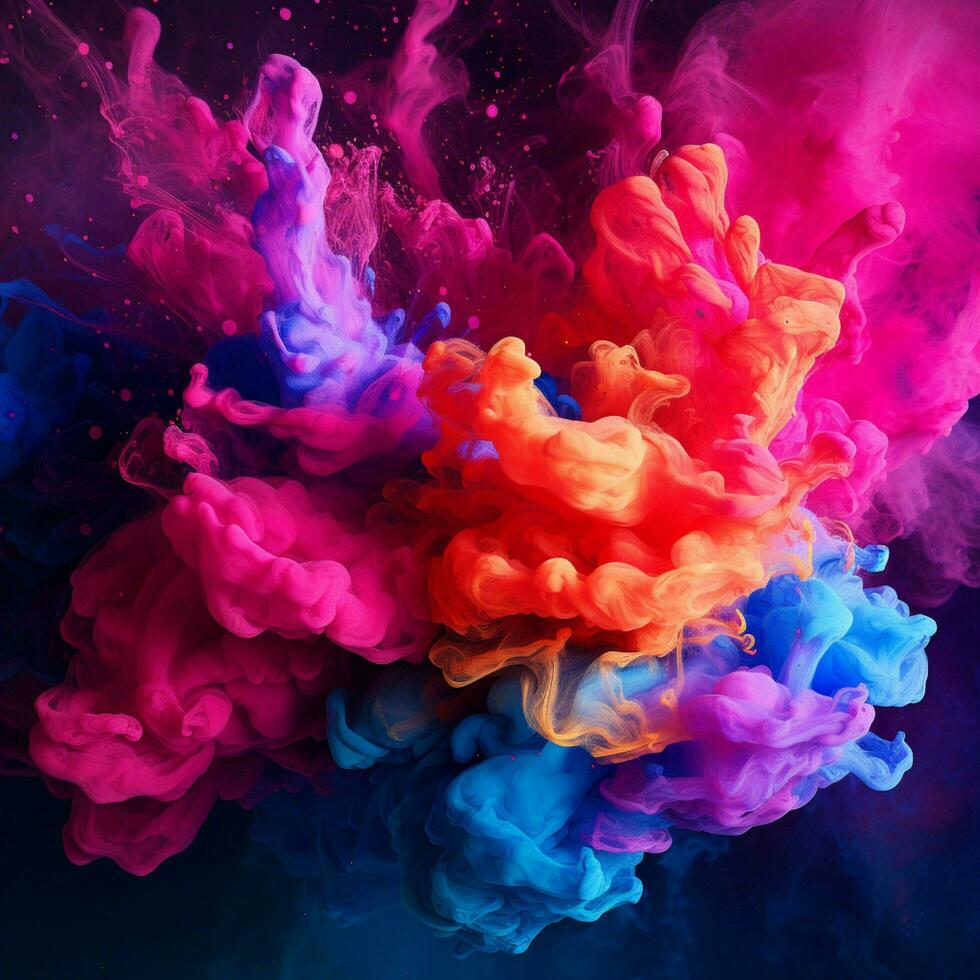 megenta color splash photo