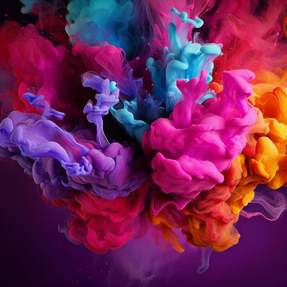 megenta color splash photo