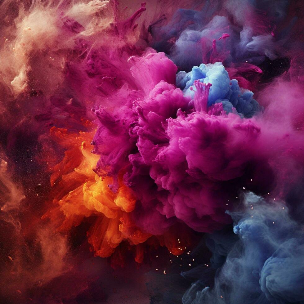 megenta color splash photo