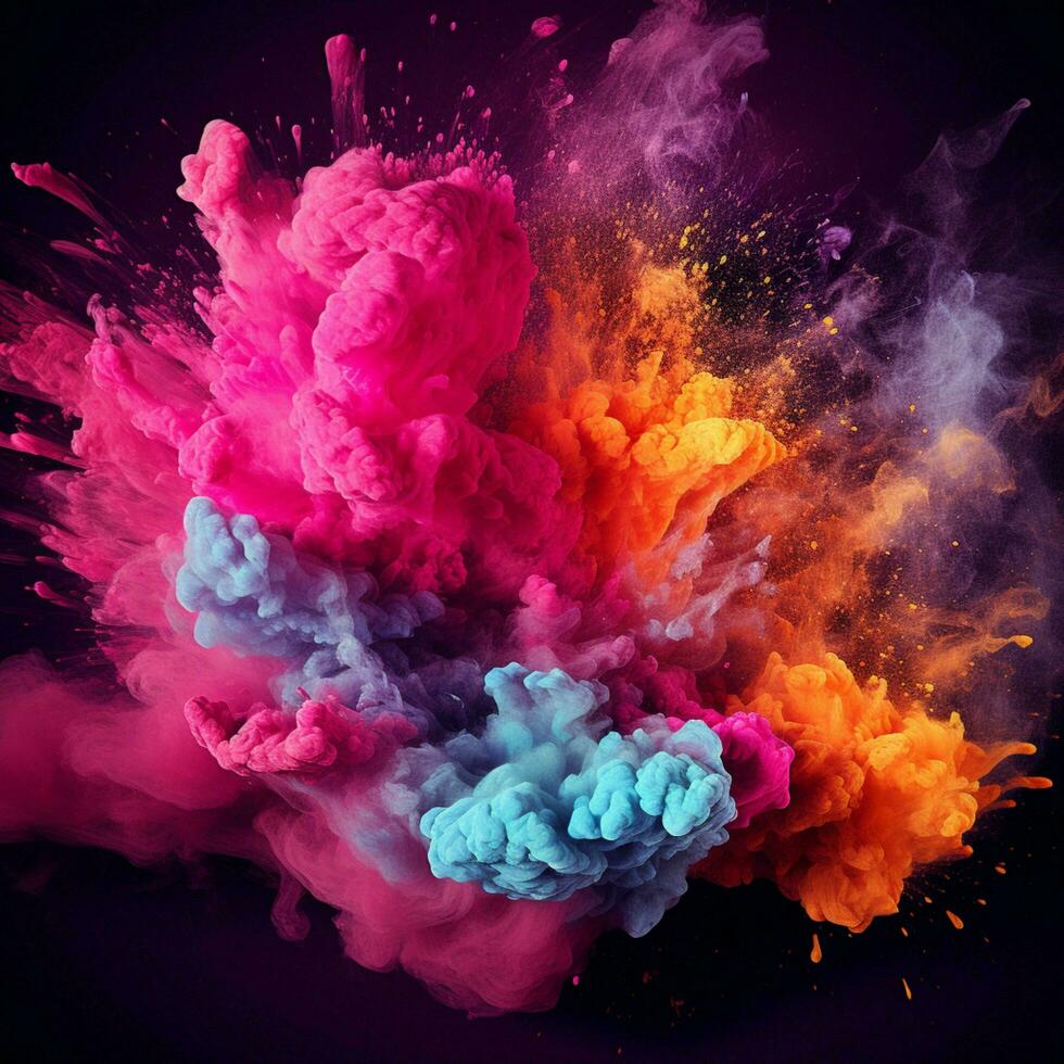 megenta color splash photo