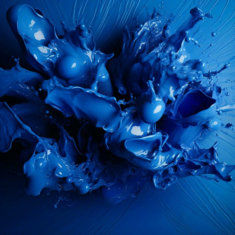 navy blue color splash photo