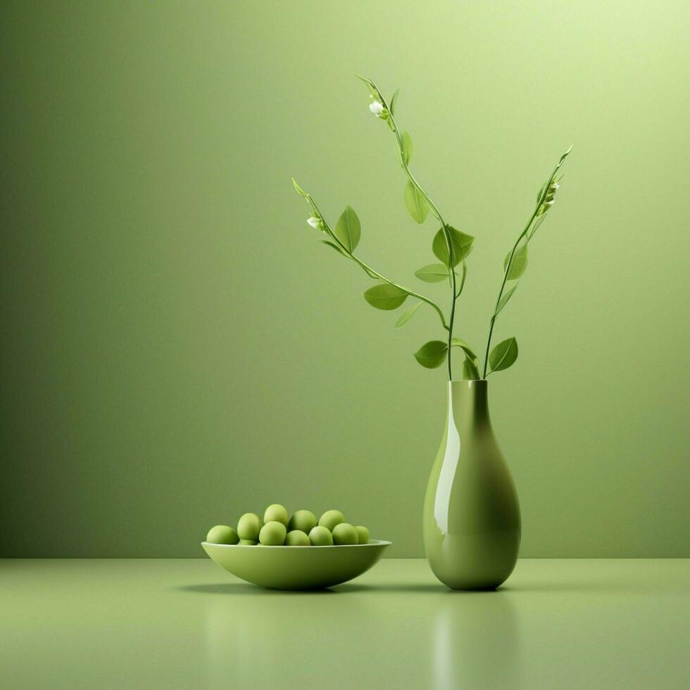 pea green Minimalist wallpaper photo