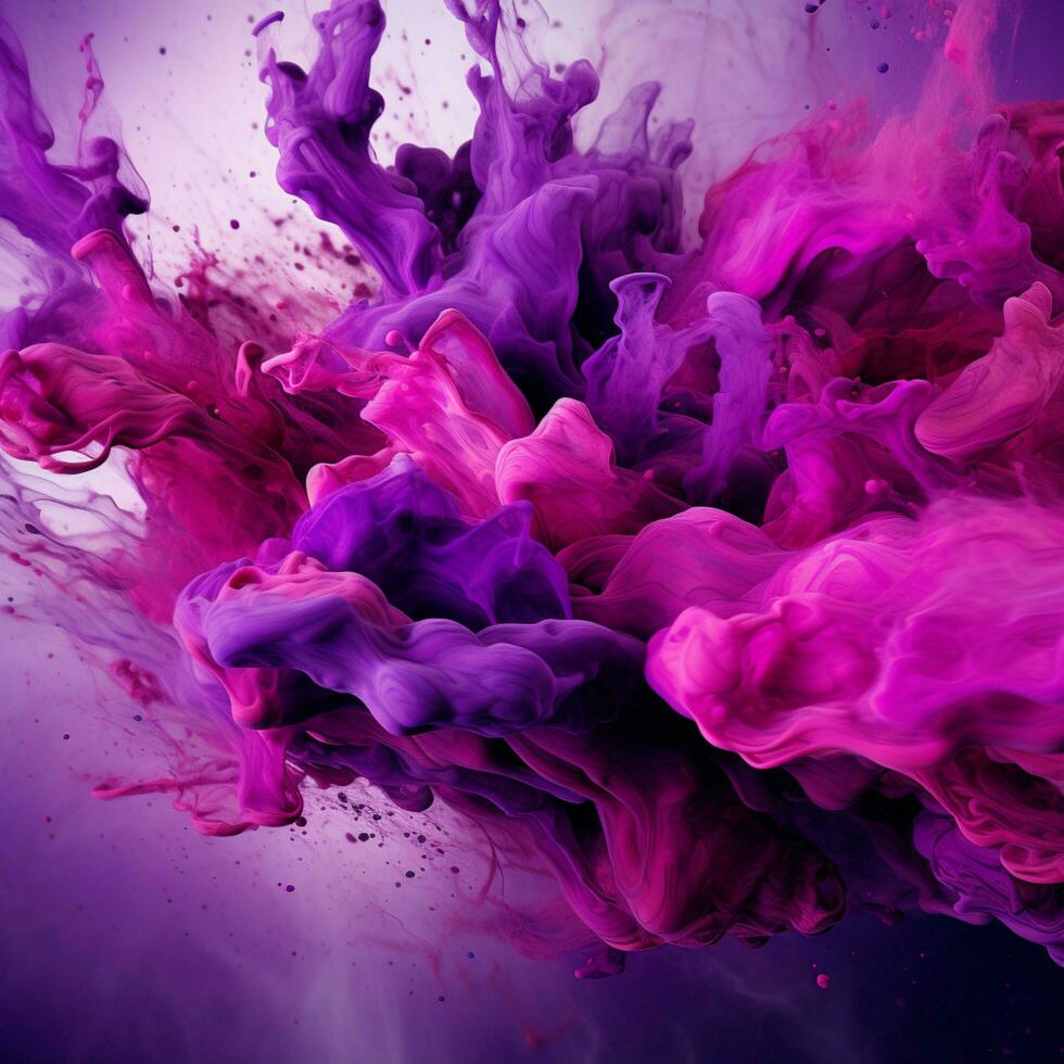 purple color splash photo