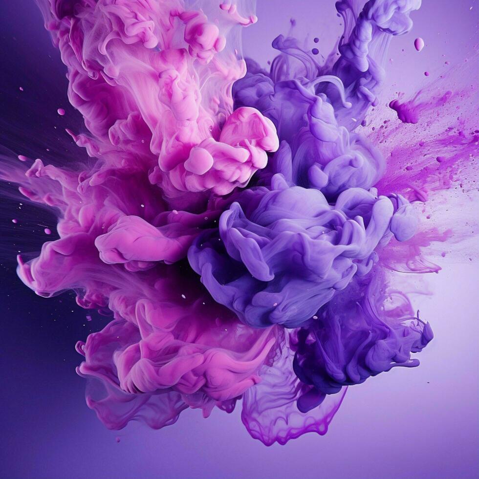 purple color splash photo