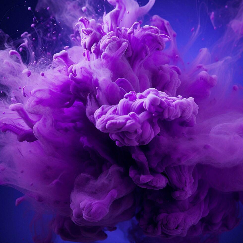 purple color splash photo