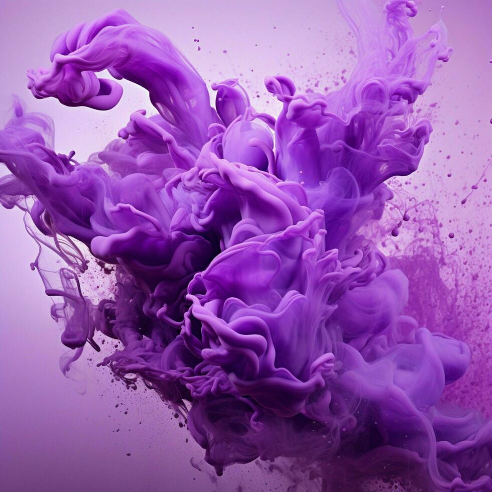 purple color splash photo