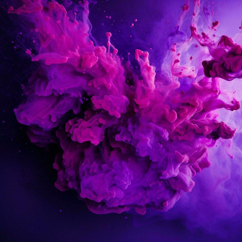 purple color splash photo