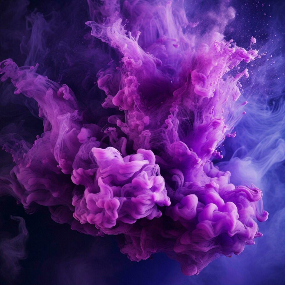 purple color splash photo