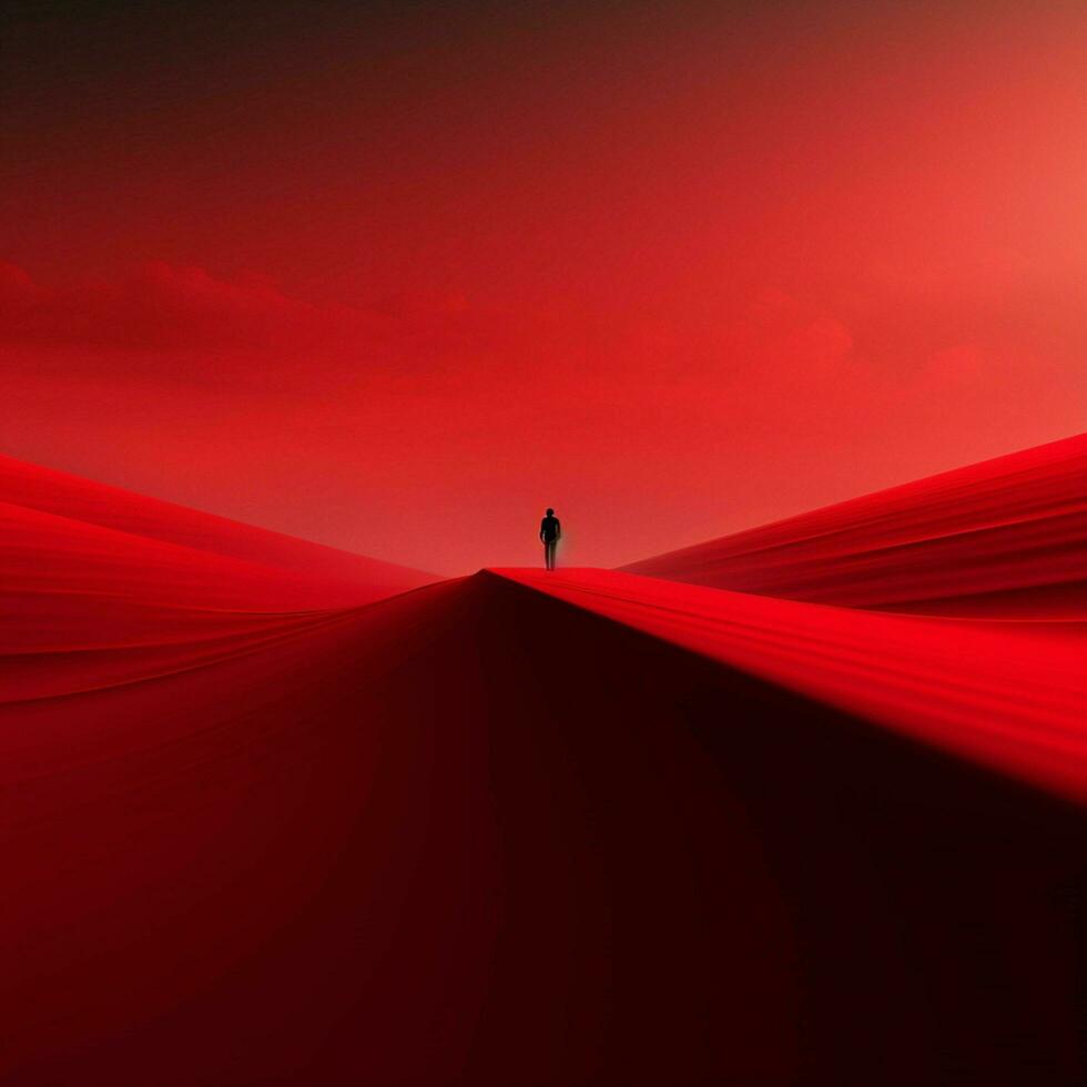 red Minimalist wallpaper photo